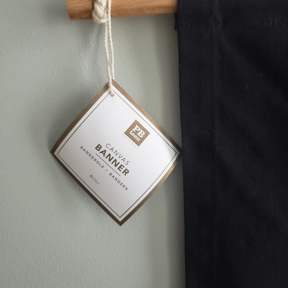NWT Pottery Barn Teen Canvas Banner